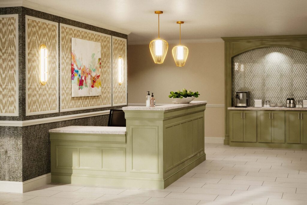 Village of River Oaks Assisted Living Lobby