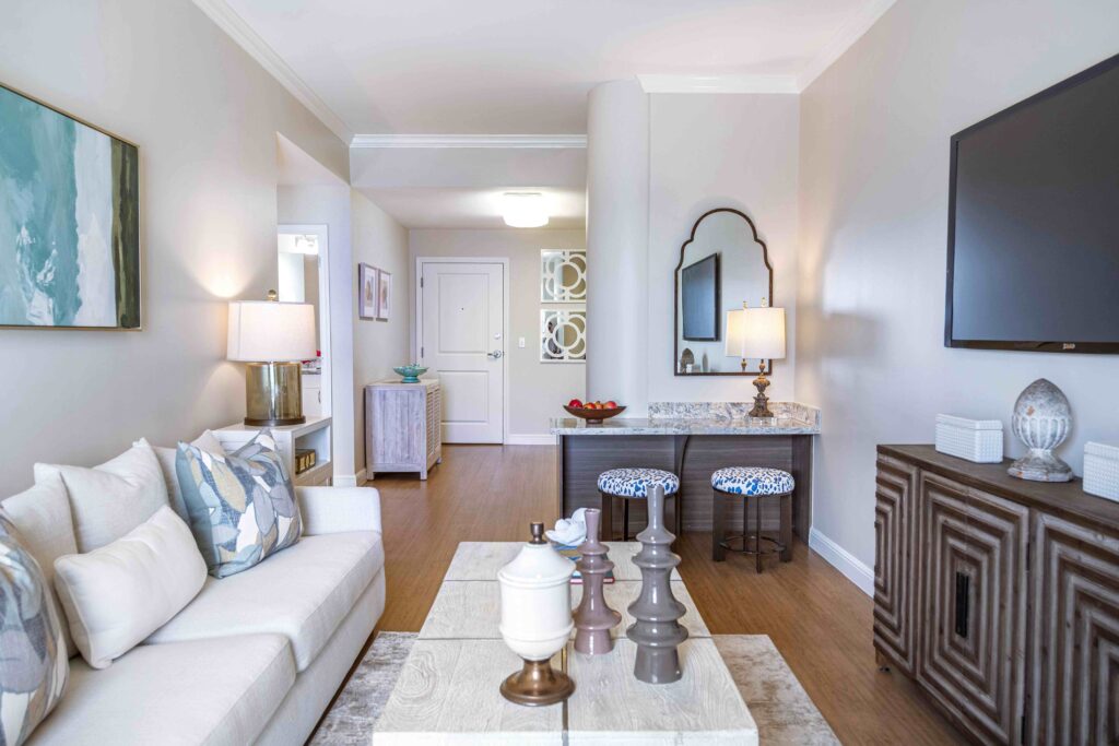The Parc Assisted Living Apartment Living Room